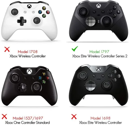 Vista 8 de TOMSIN Paquete de repuesto de accesorios para mandos Xbox Elite Series 2 13 en 1, 6 palillos de metal, 2 almohadillas D, 4 palas y 1 ajustador
