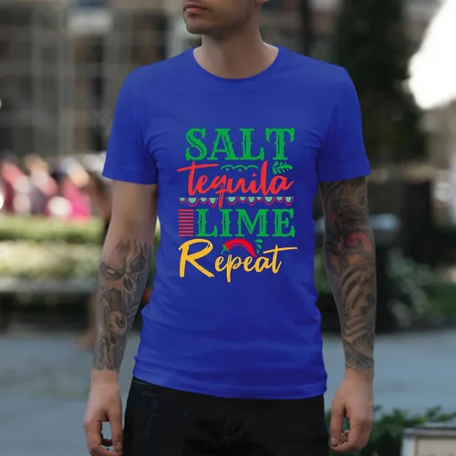 Vista 4 de Cinco de Mayo Salt Lime Gift Perfect Mexican FiestaThemed Gift for Friends Family Men Women Black Multicolor T shirt