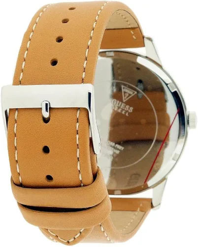 Vista 2 de Guess Relojes Hombre GUESS Reloj de Cuero Marrón-Beige para Hombre, Marrón, Moderno