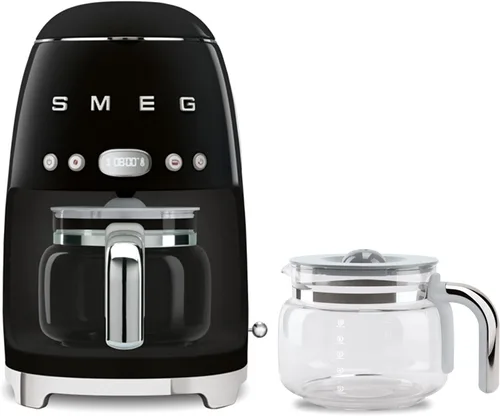 Vista 5 de Smeg Cafetera de goteo retro de los años 50 con jarra de vidrio extra (verde pastel)
