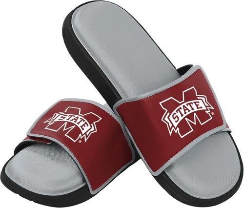 Vista 119 de FOCO Sandalias deportivas de espuma para ducha con logotipo de equipo universitario de la NCAA para hombre