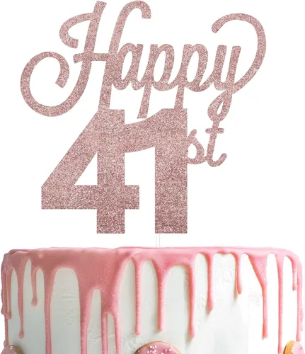 Vista 30 de LINGTEER - Decoración para pastel con texto "Happy Birthday 100", color negro