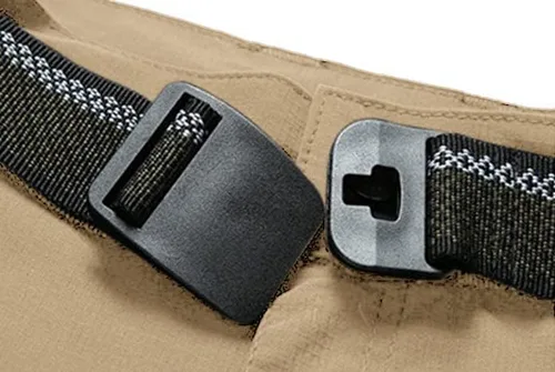 Vista 4 de TBMPOY Pantalones de senderismo y montaña, ligeros, impermeables, con cinturón, secado rápido, para hombres