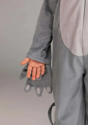Vista 5 de Disfraz de Ratón Bebé Gris para Niños Pequeños Multicolor