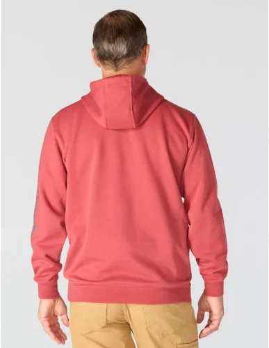 Vista 5 de Carhartt Sudadera de ajuste holgado para hombre con logotipo en la manga, de peso medio, gráfica, liquidación Terreno ámbar