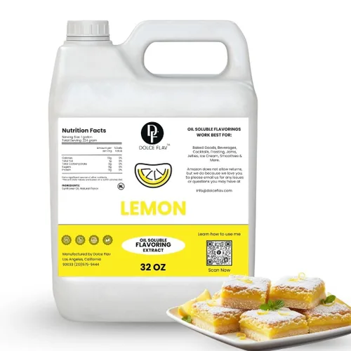 Vista 11 de Dolce Flav Extracto Natural de Anís – 1 Galón Soluble en Aceite Kosher, Sin Azúcar, Aromatizante Concentrado de Anís de Regaliz para Hornear