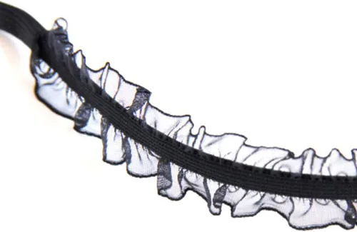 Vista 8 de Aro de telaraña de Halloween para el cabello, accesorio para disfraz de araña (negro)
