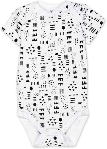 Vista 2 de HonestBaby baby-girls Organic Cotton Short Sleeve Bodysuits Multipack