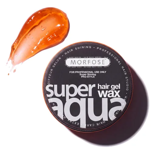Vista 12 de Morfose Deep Aqua Hair Gel Wax para hombres, nivel 5