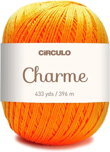 Vista 53 de CIRCULO Charme - Paquete de hilo para tejer y ganchillo, 3 bolas de 100% algodón virgen brasileño mercerizado, peso deportivo suave, color 2012