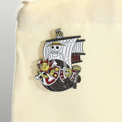 Vista 3 de Alfileres esmaltados de anime Luffy, broche de metal para cosplay de anime, insignias de solapa para mochila, bolsa, ropa, regalos para hombres