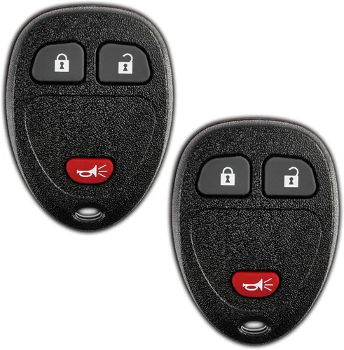 Vista 10 de KeylessOption llavero control remoto de repuesto de 3 botones para acceso sin llave a automóvil, Negro