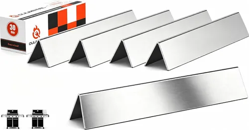 Vista 10 de QuliMetal 66033 Barras aromatizantes para Weber Genesis II E-410/E-415/E-435, piezas de parrilla para parrillas de gas Weber GS4 Genesis II LX serie
