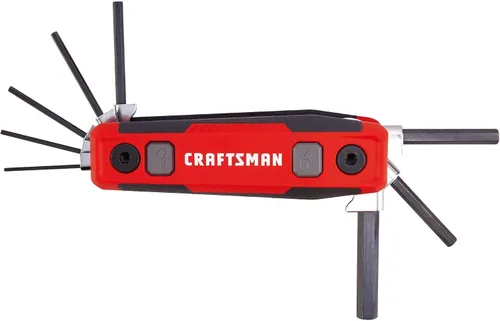 Vista 4 de CRAFTSMAN Juego de llaves hexagonales, MM, bloqueo plegable de 8 piezas (CMHT26024)