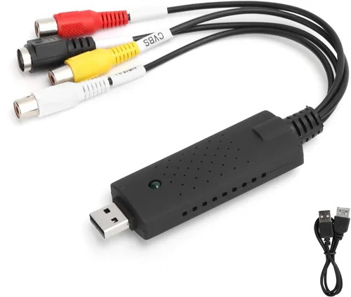 Vista 9 de PUSOKEI Tarjeta de captura USB 2.0 AV/Composite y SVideo Audio Tarjeta de captura de vídeo Tarjeta de recogida de vídeo para XP/Vista/7/8/10/Linux