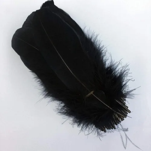 Vista 2 de Juego de plumas naturales de ganso, accesorios para ropa (100 unidades) de Sowder