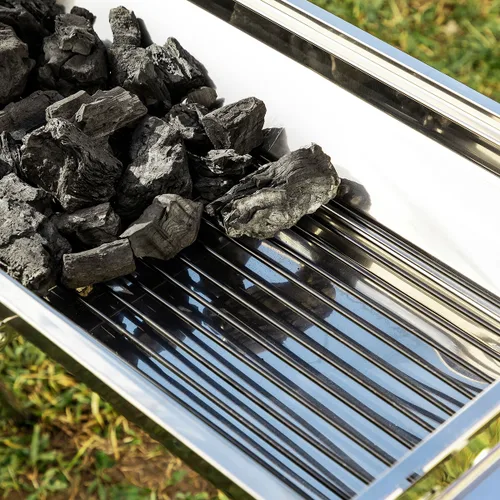 Vista 9 de Barbacoa Plegable de Acero Inoxidable para Carbón ExelQ InnovaGoods