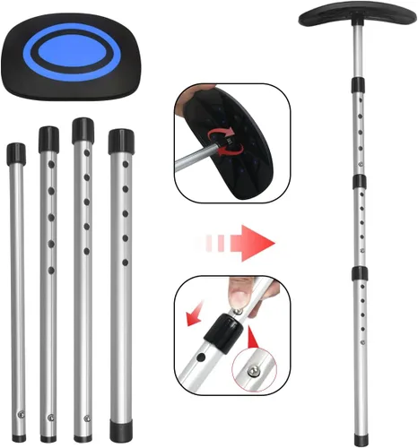 Vista 4 de Sistema de soporte de bolsa de viaje de golf, kit de protección de viaje de club de golf