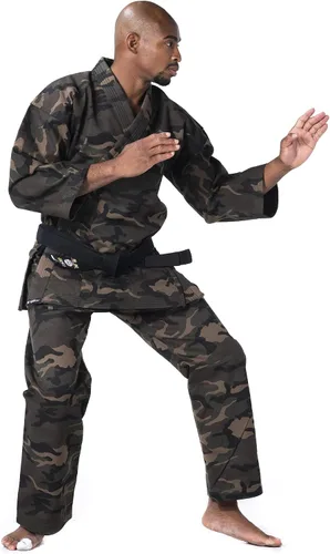 Vista 4 de Ronin Karate Uniform Men - Raro Heavy Weight Camouflage Karate Gi