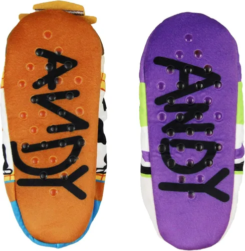 Vista 2 de Disney Toy Story Zapatillas Woody And Buzz Lightyear Slipper Calcetines con suela antideslizante para mujeres y hombres