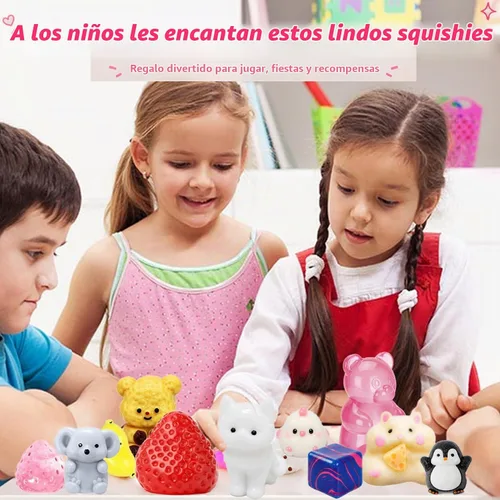 Vista 6 de 16 Pack Taba Squishy Toys, Kawaii Squeeze Fidget Toys for Kids