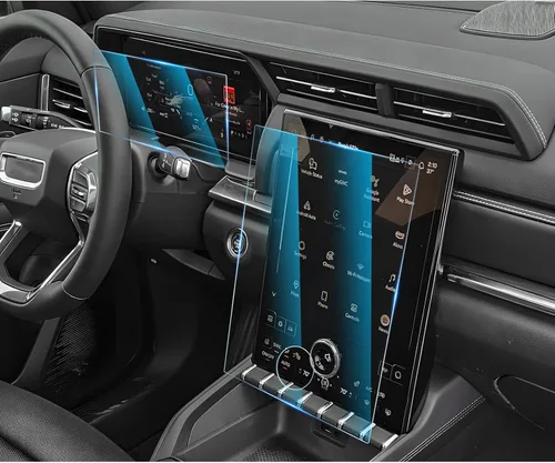 Vista 9 de CDEFG Protector de pantalla para GMC Terrain 2025 2026, 15 pulgadas (2 piezas) Nano Film - Terrain (Elevation, AT4, Denali) Accesorios para pantalla