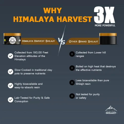 Vista 8 de Resina Shilajit pura del Himalaya Shilajit orgánico Probado en laboratorio de 0.88 onzas Impulso de energía Apoyo inmunológico Mejora