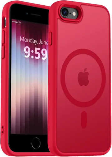 Vista 137 de MOCCA - Funda magnética resistente para iPhone XR de 6.1 pulgadas, compatible con MagSafe, funda con protección contra caídas de grado militar