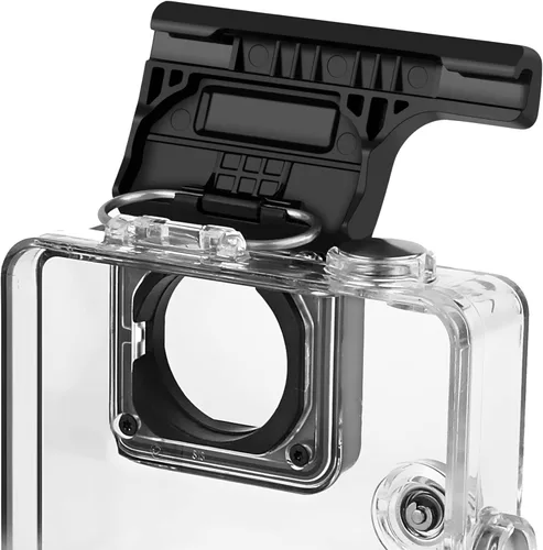 Vista 3 de SOONSUN Paquete de 2 hebillas de repuesto para GoPro Hero 4, Hero3+ estándar impermeable y carcasa de esqueleto