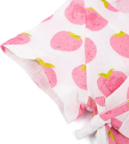 Vista 5 de PAUBOLI Kimono Bata de hilo de algodón para recién nacido, mameluco para bebé, pijama japonesa para bebés