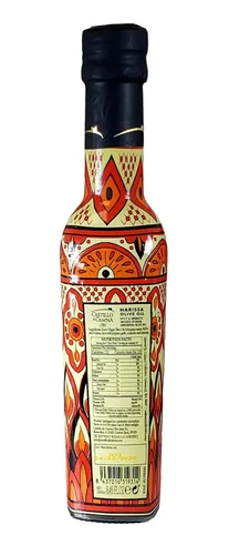 Vista 6 de Castillo de Canena Harissa Aceite de Oliva Virgen Extra Infundido Picante y Aromático (8.5 fl oz) Aceitunas Arbequinas Españolas