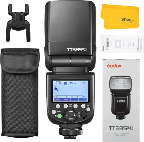 Vista 11 de Godox TT685II TT685II-S Flash para Sony, 2.4G TTL Flash externo Speedlite HSS 1/8000s GN60, bloqueo de liberación rápida, conversión instantánea TCM