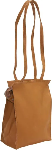 Vista 3 de Le Donne Bolso de mano simple simple de cuero de la correa doble