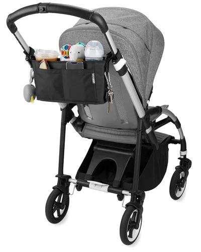 Vista 5 de Skip Hop Organizador universal para cochecito, Grab & Go Ultra, negro