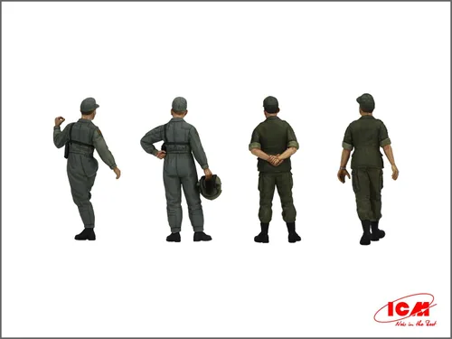 Vista 5 de ICM 53101 - US Helicopter Pilots (1960s-1970s) (100% Nuevos moldes) - Escala 1:35
