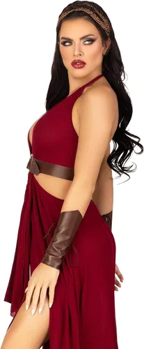 Vista 3 de Leg Avenue womens 4 Piece Warrior Maiden Costume
