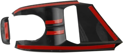 Vista 5 de crosselec Cubierta de panel de cambio de marchas de fibra de carbono para Chevrolet Corvette C8 2020-2025 (Panel de control con perilla)