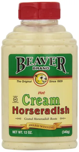 Vista 9 de Beaver Brand - Salsa de cóctel con rábano picante recién rallado, 13 onzas, salsa de cóctel de mariscos y camarones