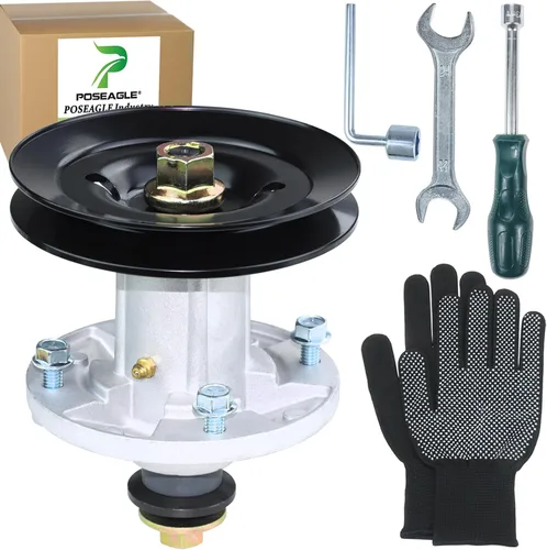 Vista 11 de El ensamblaje del husillo AM136733 reemplaza a John Deere AM137483 husillo AM143469 AM134292 AM137097 para John Deere X300 X300R X304 X310 X324 Z225