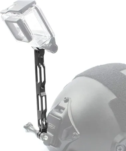 Vista 6 de Brazo de extensión para casco compatible con Gopro Hero, Insta360 One R, DJI Osmo y otras cámaras