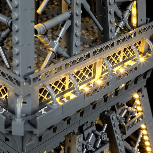 Vista 8 de BRIKSMAX Kit de iluminación LED para LEGO-10307 Torre Eiffel – Compatible con el modelo de bloques de construcción de Arquitectura Lego – No incluye