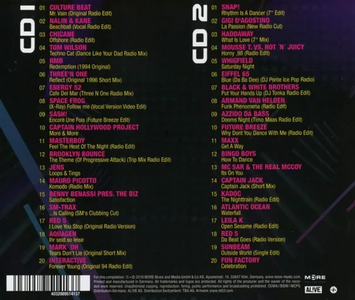 Vista 2 de 90s Club Mix Ultimative Rave Techno Hits Various