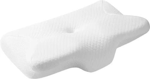 Vista 6 de MOYEE Cervical Memory Foam Pillow for Neck and Shoulder Support，Black