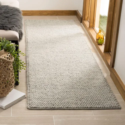 Vista 67 de SAFAVIEH Natura Collection - Alfombra decorativa, 2 x 3 pies, color beige, mezcla de lana hecha a mano, diseño texturizado, ideal para pasillo