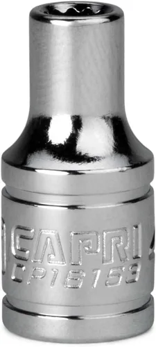 Vista 17 de Capri Tools Zócalo poco profundo de 0.157 in, accionamiento de 1/4", 12 puntos, métrico