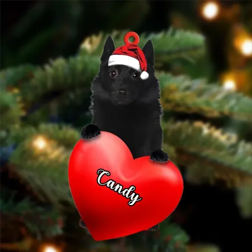 Vista 121 de Adornos de Navidad personalizados para perros, nombre personalizado, adorno de Malamute de Alaska, adornos acrílicos, regalos de Navidad, amantes
