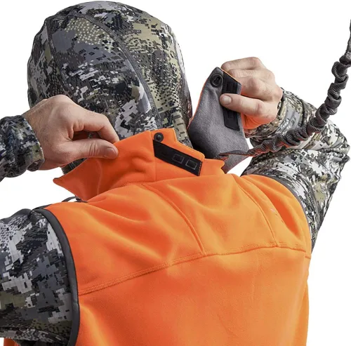 Vista 4 de Sitka Gear Chaleco de caza Stratus Windstopper repelente al agua para hombre
