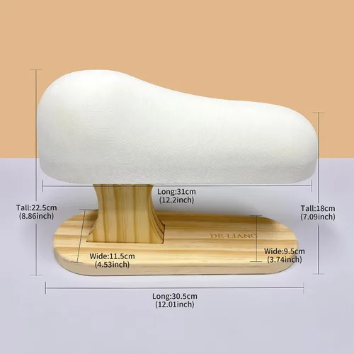 Vista 2 de Tabla de planchar de corsé de busto, tabla de planchar de manga pequeña con base de madera maciza, jamón a medida con varias superficies de prensado