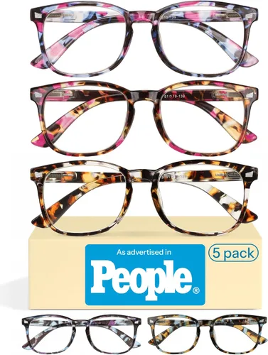 Vista 13 de CCVOO Lentes de Lectura para Mujer, Gafas de Ojos, Lentes de Lectura de Luz Azul para Mujer, Lentes de Lectura