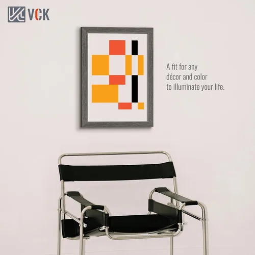 Vista 150 de VCK Marcos para póster de madera maciza de 22.375 x 34 pulgadas, marco de fotos A1 negro con montaje en pared, paquete de 3